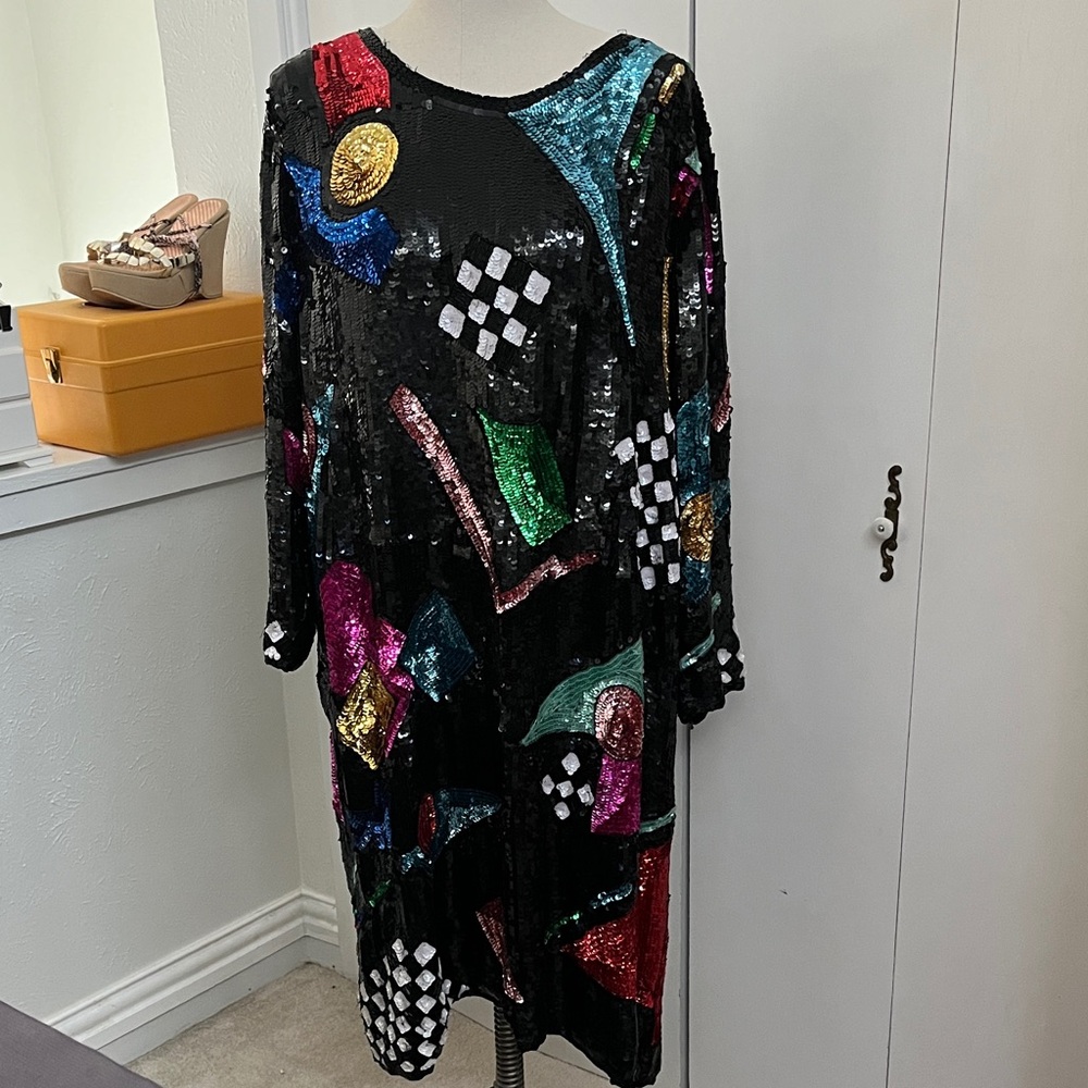 Vintage Sequin Dress